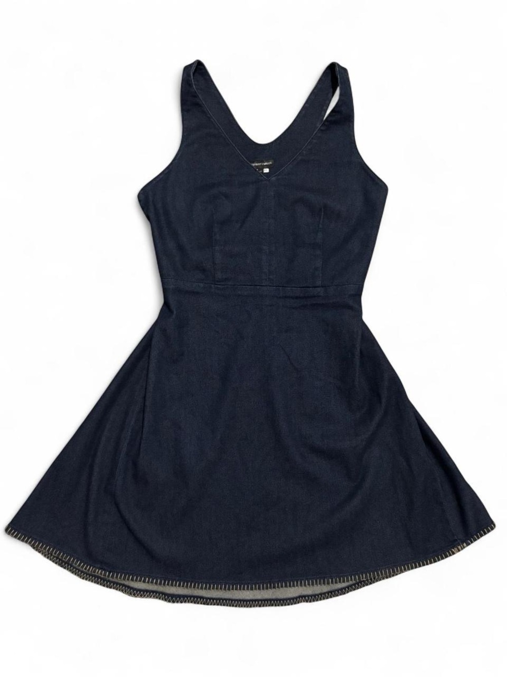 Emporio Armani Navy Denim Mini Dress, Size 40/ Size 8